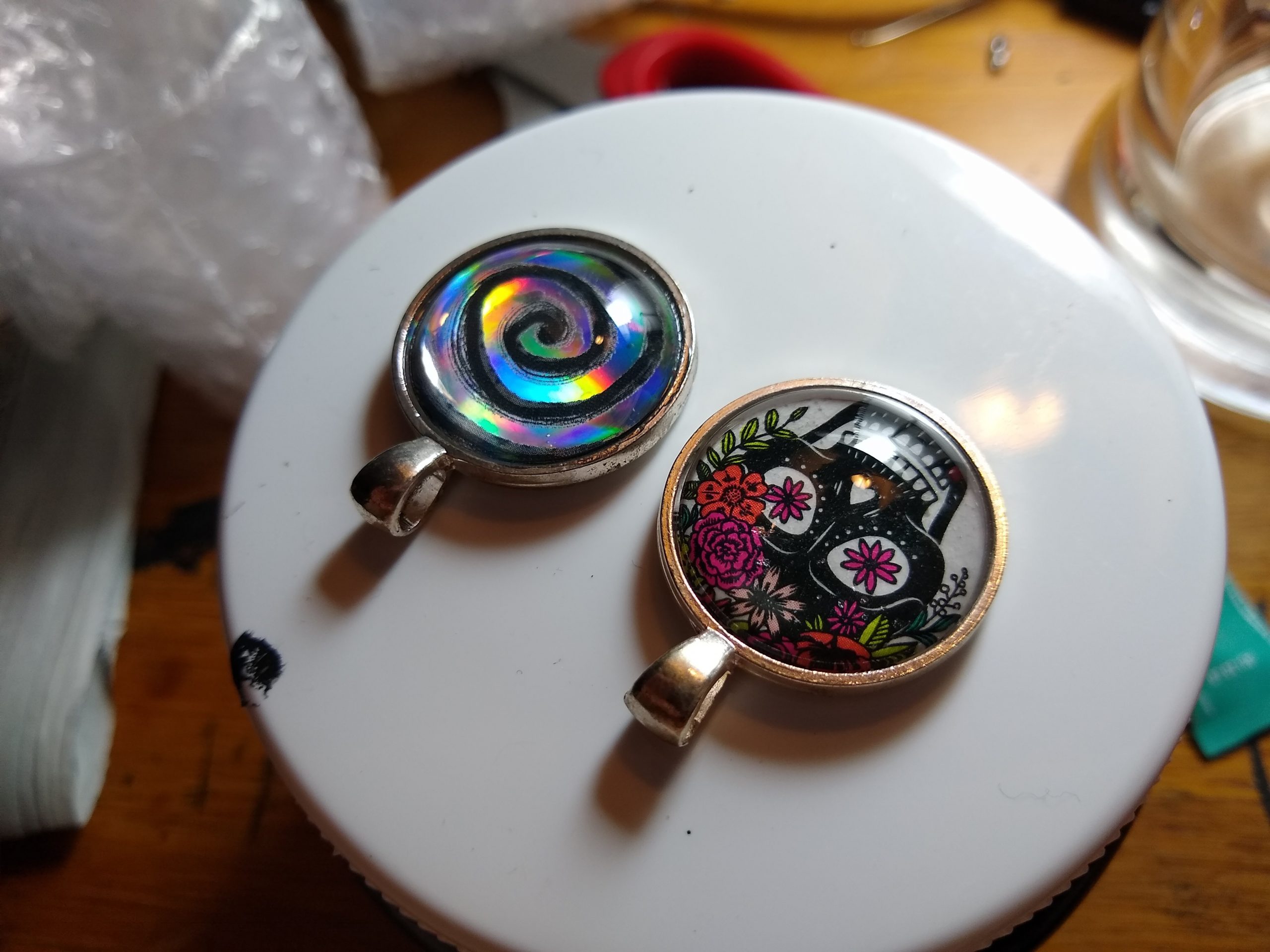 Custom cabochon pendant