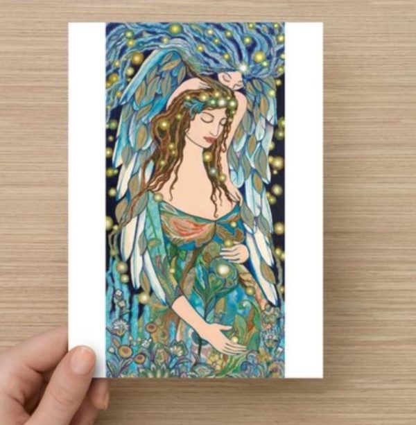 Healing Companion card print, glossy, 5x7 inch