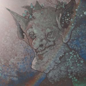 Rainbow Troll canvas print